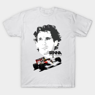 Ayrton Senna Portrait T-Shirt